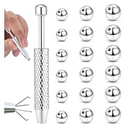 LOLIAS 14/16G Palline Piercing Pinze Strumento Acciaio Inox Gioielli Piercing Kit per Il Naso Setto Labbro Lingua Sopracciglio Orecchio Ombelico 3/4/5mm