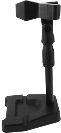 HOMOBABE Soporte de Micrófono de Mesa con Abrazadera de Resorte Soporte Ajustable Multiángulo para Transmisión y Grabación Instalación Rápida y Firme para Micrófonos Pequeños Escritorio