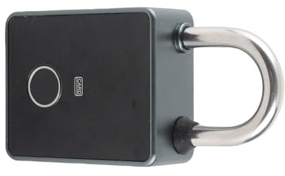Cryfokt Cadenas Biométrique Intelligent, Antivol, Résistant aux Intempéries, Compact, à Empreintes Digitales, étanche IP65, Utilisation Intérieure et Extérieure (#2)