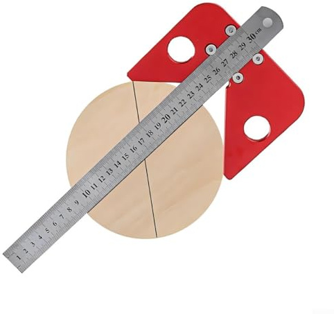 Herramienta de medición cuadrada de 300 mm, medidor de línea de aleación de aluminio con marcado de ángulo de 45 grados para dibujo y construcción, Si
