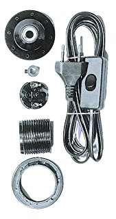 Rayher 2302201 - Portalámparas E27, sin Montar, 180 cm, con Cable