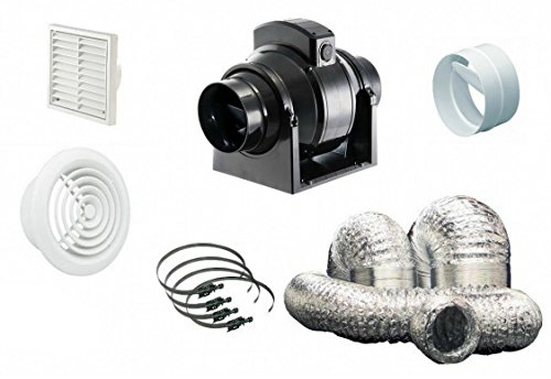 Manrose MF150T Timer Back Draught Bathroom Fan Kit 4 5 6 (MF 150)