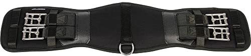 Harry's Horse 31400001-05-75CM Memoryfoam Dressurgurt, Schwarz, Größe 75cm