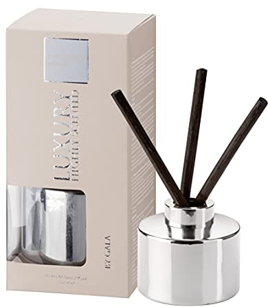 Gala Luxury Reed Diffuser Persimon & Vanilla - stilvoller Duft mit berauschenden Duftcollagen - Raumduft Lufterfrischer Wohnung - wirkt für 8 Wochen - 150 ml