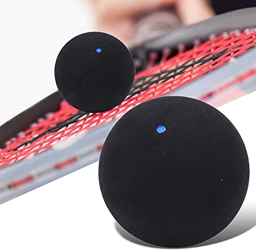 Palla da squash, palline da squash a punto singolo da 37 mm, palline da squash blu per principianti, palline da squash in gomma per principianti per allenamento per principianti per competizioni (blu)