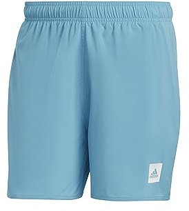 adidas Uomo Short Length Solid Swim Shorts, preloved Blue, M