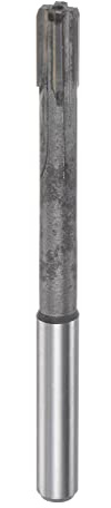 sourcing map Spannen Reibahle 8.1mm H7 Hartmetall Spitze Gerade Flöten Rund Schaft Drehmaschine Fräser