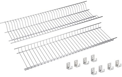 Sauvic Juego escurreplatos de Armario INOX. de 55 cm