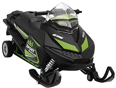 Tiuimk 1:32 Die-cast Snowmobile Motorcycle Pullback Model with Lights and Sounds