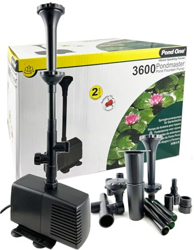 POND ONE 3600 Pond Master Pond Fountain and Filter Pump… (3500L/H)