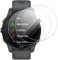 Buoluoioir 3 Piezas Protector de Pantalla para Garmin Forerunner 255/255 Music, Dureza 9H HD Película Protector de Cristal Templado,Cubierta Protector Reloj Libre de Burbujas