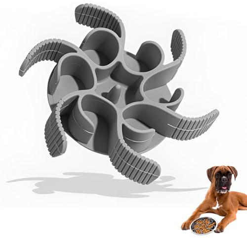 Anti Schling Napf Hund,Antischlingnapf Hunde,Slow-Food-Napf,Schlingnapf Hunde,Slow-Food-Trockenfutter,Slow Feeder Hund,Anti Schling Einsatz FüR Napf,Kann Geschnitten Werden,FüR Katzen,Haustiere
