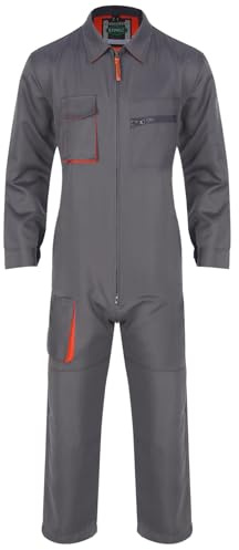Yihuimin Mono De Trabajo Para Hombres Traje De Trabajo Con Cremallera Y Múltiples Bolsillos Ropa De Trabajo Para Mecánico Sxl