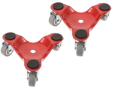 DECOMELODY 2pièces Chariot De Déménagement Meubles Roues Pivotantes Charge Lourde Outil Pratique Déplacement Facile