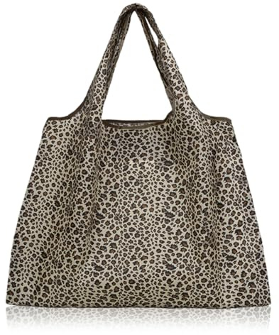 COYUN Sac Pliable Courses Poche Grande,Sac à Provisions Cabas Réutilisable,Shopping Pliable Pochette Tissu,Grocery Bandoulière Ecologique pour Extérieur Voyage,Shopping,Pique-nique