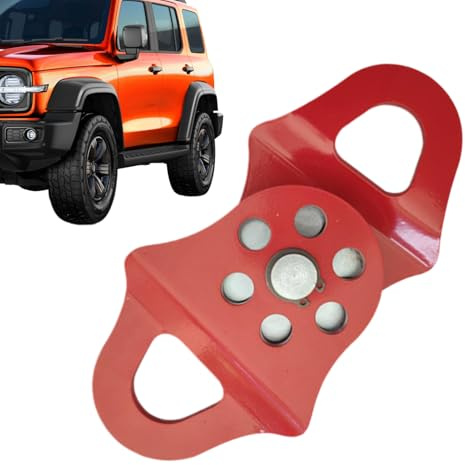 Portable Snatch Block - High-Strength Pulley, Easy Installation, Lightweight Compact Build | Winch Rigging Blocks for Towing Offroad Recovery Pulley System Cars Trucks ATV Utility