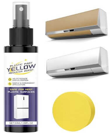 Dmuzsoih Allzweckreiniger | 50ml Spray Zum Entfernen Von Vergilbungen | Reiniger Für Und Klimaanlagen Mit,Für Zuhause, Küche, Wohnzimmer, Haushaltsgeräte, Wohnung, Garage, Keller Und Werkstatt