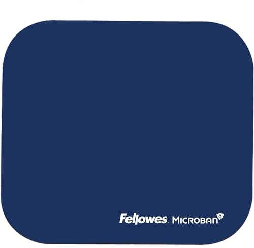 Fellowes Tapis de Souris avec Microban, Bleu (5933801), Color Style 34, 9in X 7.5in