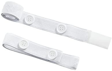 E&E Urine Leg Bag Strap - Button Type, Non-Latex, Medium, Pack of 1