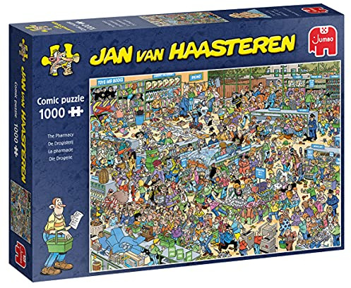 Jumbo, Jan Van Haasteren - The Pharmacy, Jigsaw Puzzles for Adults, 1000 piece