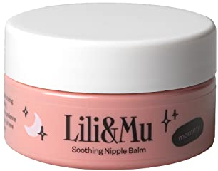 Lili&Mu Brustwarzensalbe Hypoallergen 25 ml - 100% Natürlich ohne Lanolin - Wundsalbe Schnelle Linderung bei wunden Brustwarzen, Brustwarzen Creme Dermatologisch Getestet, Brustwarzencreme Stillen