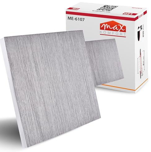 Maxkomfort LED Treppenbeleuchtung 230V warmweiß 2,5W RUND Treppenleuchte Wand Einbauleuchte Einbaustrahler Treppenlicht Flurleuchte Nachtlicht 6107-WH
