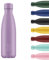 Chilly's Water Bottle - Stainless Steel and Reusable - Leak Proof, Sweat Free - Pastel - All Purple, 500ml