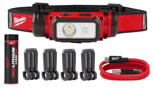 Milwaukee Electric - REDLITHIUM. USB Hard HAT HEADLAMP