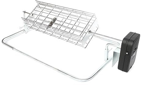 Deep Basket Rotisserie BBQ Outdoor Cooking Barbecue Braai Grill Portable & Compact for Garden, Camping or Fishing