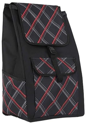 THEGA Einkaufstasche Shopping Trolley Ersatztasche - 49L Einkaufstrolley-Ersatztasche mit Seitentaschen, wasserdichte Aufbewahrungstasche aus Oxford-Stoff/Trolley-Ersatztasche/große Einkaufstasche