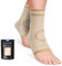 Cavigliera Ortopedica per Distorsione Donna/Uomo, 2 Pezzi Tutore Caviglia, Compressione Cavigliera Sportiva per Tendine D'achille, Danni Ai Legamenti, Caviglie Deboli, Artrite (Beige,Taglia M)