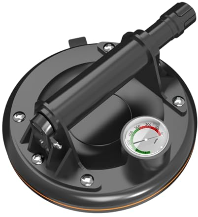 DDRROJFRS Vakuum-Saugnäpfe, Luftpumpentyp, Starke Saugkraft, Fliesen-Befestigungswerkzeuge, Großer Plattenabzieher, Saugnäpfe For Luftpumpen (Size : Double-layer thickening+table)
