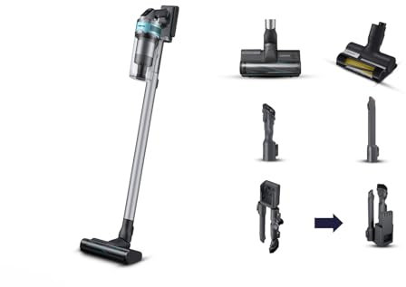 Samsung VS20B75AGR1 Handstaubsauger Schwarz, Mintfarbe Beutellos (VS20B75AGR1/GE)