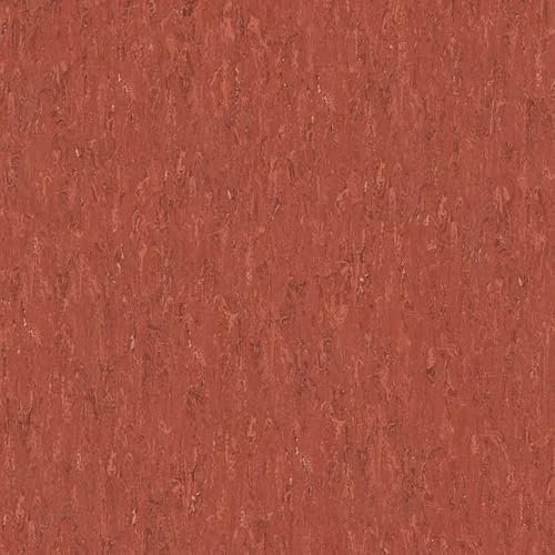 VINYL FLOORING UK Dark Red Tile Effect Slip-Resistant Contract Commercial Heavy-Duty Flooring with 2.0mm Thickness-9m(29'5) X 2m(6'6)-18m²