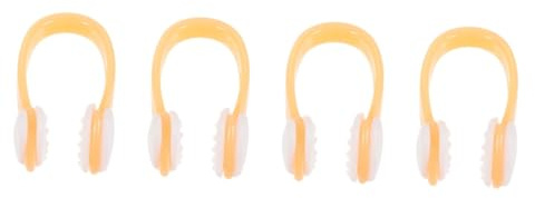 HAPINARY 4 Piezas De Pinzas De Silicona para Nadar, Pinzas para Niños, Tapones para Nadar para Adultos, Pinzas Pequeñas, Tapones para Adultos, Pinzas para Nadar, Pinzas