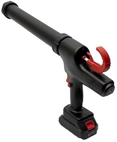 6 Speed High Efficiency Electric Cordless Caulking Gun Soft Hard Glue Glass Handheld Chargeable Sealant Guns Tool with Toolbox Caulk Power Lithium Battery Adhesive Home Curtain Wall Exterior