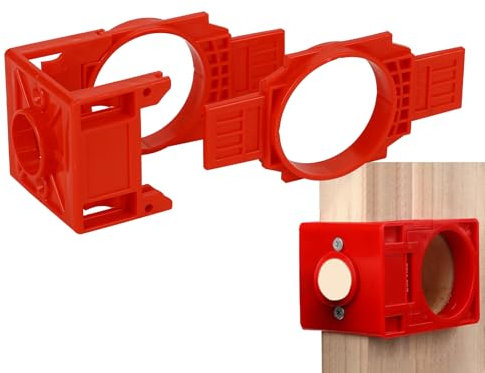 Arrovarp Door Lock Hole Saw | Door Hole Drilling - Anti-Slip Fixing Tools Punching Auxiliary Locator Lever Drilling for Garage Office Apartment Bedroom Commercial Residential