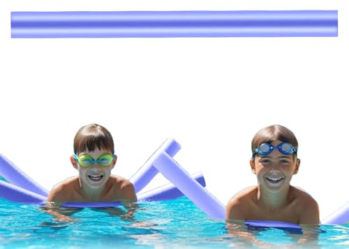 Nouilles De Piscine en Mousse, 150cm, Tube De Mousse De Nouilles De Piscine Flottantes, Frites De Piscine Aquatiques Barre en Mousse, Bâton en Mousse pour Enfant Adulte Aide À Flottaison Natation