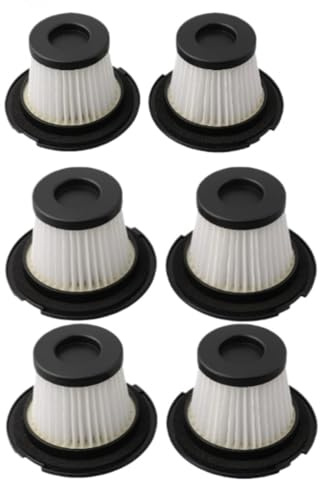 StarRing 2/4/6 PCS Replacement Parts Filters Fits for Goodmans Cordless For Vacuum Cleaner, Fits Model 374919 Vacuum Cleaner Spare Parts Accessories Hepa Filter (6PCS)