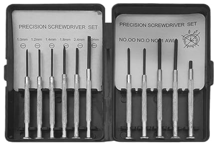 Nbbwwu Petit Set De Tournevis,11 Pièces Tournevis de Précision pour Lunettes | Outil Ménager Pour Réparation Appareils Électroniques, Lunettes, Ordinateur Portable, Montre, Appareil Photo, Sonnette De