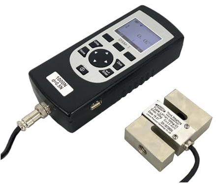 CUDTAPI Dinamometro Digitale Push-Pull con sensore cella di carico in Acciaio Inossidabile