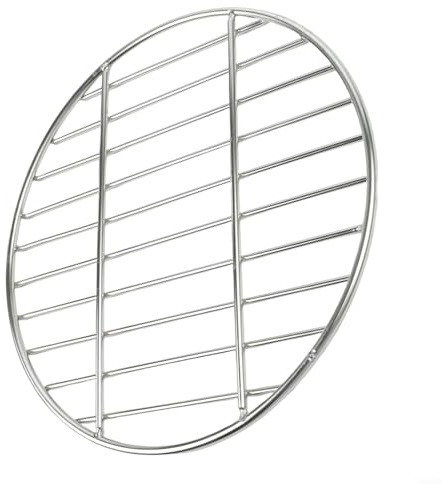 Grille de barbecue en acier inoxydable de haute qualité pour cuisine en plein air simple à nettoyer (28 cm)