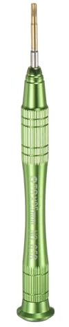 QUARKZMAN Präzisions Torx Schraubendreher T8x25mm Magnetischer Stern 6-Punkt Kopf Mini Stift Schraubendreher Mit Rutschfestem Griff Für Brille Uhr Laptop Elektronik Grün