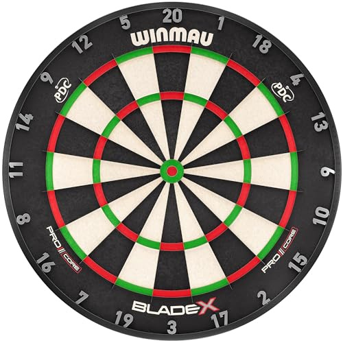 WINMAU Blade Series Cible de fléchettes – Cibles de fléchettes Officielles pour Tournois Professionnels PDC - Blade X