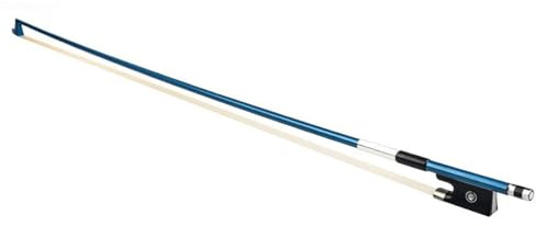 Archet De Violon En Fibre Carbone Archet De Violon En Fiber Carbone 4/4 Bâton Rond Crin Cheval Mongol Enveloppe Argentée Léger Et Durable
