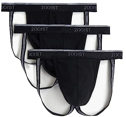 2(X) IST Herr bomull stretch suspensorem 3-pack suspensoar