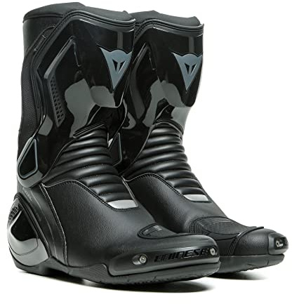 Dainese - Nexus 2 D-Wp Boots, Bota Deportiva Moto, Membrana Impermeable, Sistema Antidistorsión, Protección Pie y Tobillo, Calzado Moto Hombre, Negro, 44