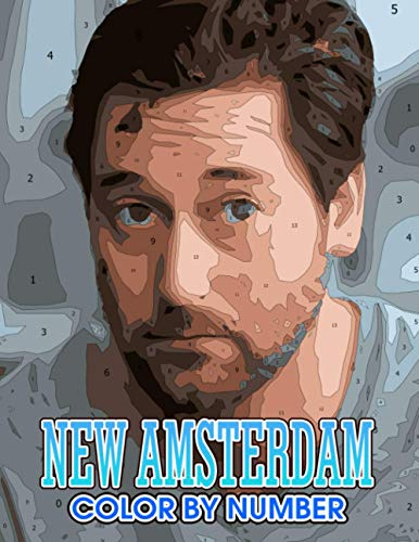 New amsterdam Color by Number: New amsterdam Coloring Book An Adult Coloring Book For Stress-Relief