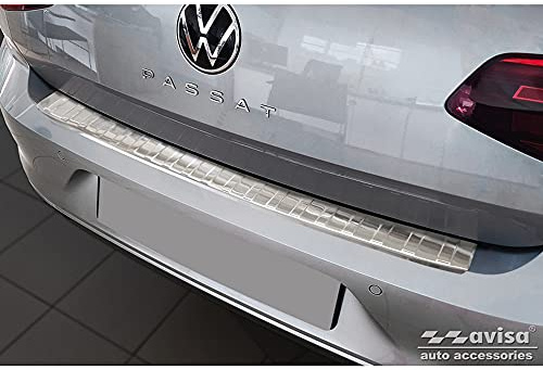 Avisa 2/35456 Ladekantenschutz Hinten Kompatibel mit VW Passat Limousine 3G2, CB2 | kompatibel mit Volkswagen Passat Limousine 2014-2019 & FL 2019-2023 - Silber