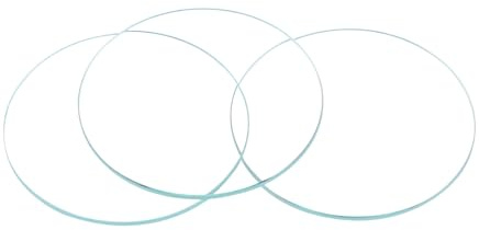 sourcing map 8Pack Uhrglas Kristalllinse Einkuppel 42mm für Reparatur Klar | 1.5mm Randstärke
